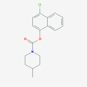 4-Chloronaphthalen-1-yl 4-methylpiperidine-1-carboxylate