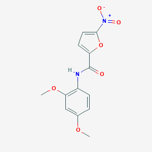 molecular formula C13H12N2O6 B404875 N-(2,4-dimethoxyphenyl)-5-nitrofuran-2-carboxamide 