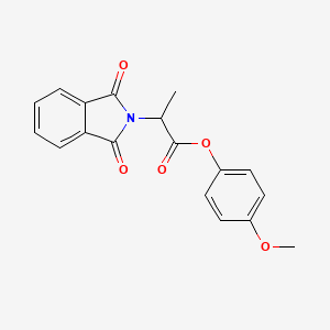 4-methoxyphenyl 2-(1,3-dioxo-1,3-dihydro-2H-isoindol-2-yl)propanoate