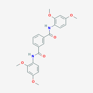 molecular formula C24H24N2O6 B404876 N~1~,N~3~-bis(2,4-dimethoxyphenyl)isophthalamide 