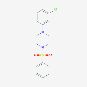 1-(3-Chlorophenyl)-4-(phenylsulfonyl)piperazine