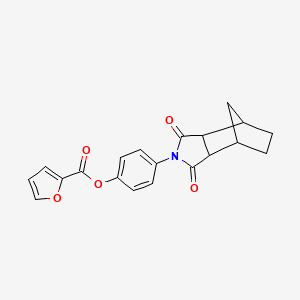 4-(1,3-dioxooctahydro-2H-4,7-methanoisoindol-2-yl)phenyl furan-2-carboxylate