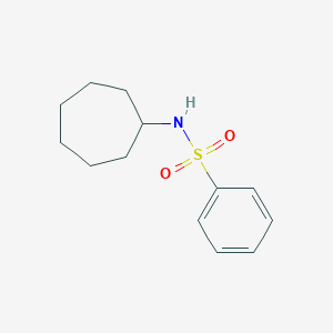 molecular formula C13H19NO2S B404879 N-cycloheptylbenzenesulfonamide 