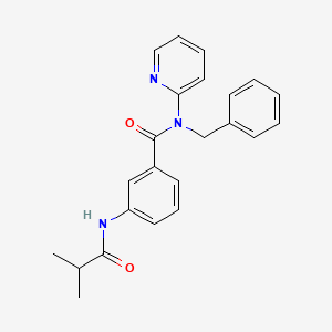 N-BENZYL-3-(2-METHYLPROPANAMIDO)-N-(PYRIDIN-2-YL)BENZAMIDE