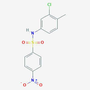 molecular formula C13H11ClN2O4S B404881 N-(3-chloro-4-methylphenyl)-4-nitrobenzenesulfonamide 