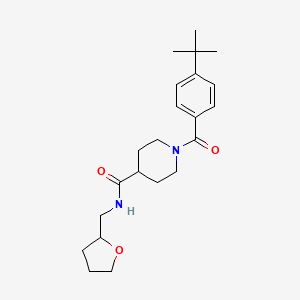 1-(4-tert-butylbenzoyl)-N-(tetrahydro-2-furanylmethyl)-4-piperidinecarboxamide