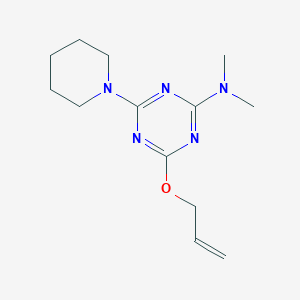 N,N-dimethyl-4-piperidin-1-yl-6-prop-2-enoxy-1,3,5-triazin-2-amine