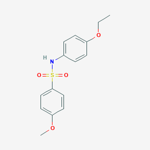 molecular formula C15H17NO4S B404888 N-(4-ethoxyphenyl)-4-methoxybenzenesulfonamide CAS No. 349099-01-0