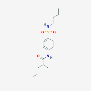 N-[4-(butylsulfamoyl)phenyl]-2-ethylhexanamide