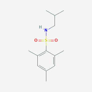 molecular formula C13H21NO2S B404894 2,4,6-trimethyl-N-(2-methylpropyl)benzenesulfonamide CAS No. 330467-22-6