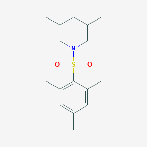 molecular formula C16H25NO2S B404897 1-(Mesitylsulfonyl)-3,5-dimethylpiperidine 