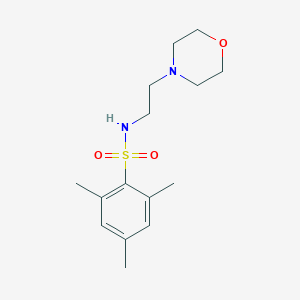 2,4,6-trimethyl-N-(2-morpholin-4-ylethyl)benzenesulfonamide