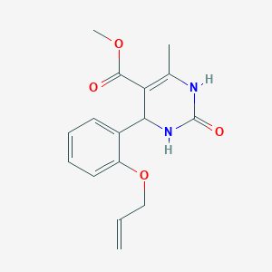 methyl 4-[2-(allyloxy)phenyl]-6-methyl-2-oxo-1,2,3,4-tetrahydro-5-pyrimidinecarboxylate