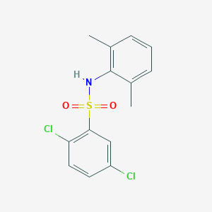 molecular formula C14H13Cl2NO2S B404901 2,5-dichloro-N-(2,6-dimethylphenyl)benzenesulfonamide 