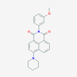 2-(3-Methoxyphenyl)-6-piperidin-1-ylbenzo[de]isoquinoline-1,3-dione