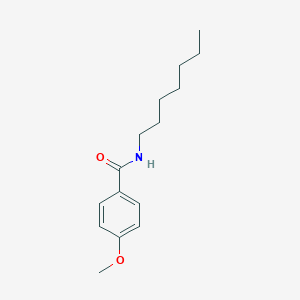 molecular formula C15H23NO2 B404908 N-heptyl-4-methoxybenzamide 