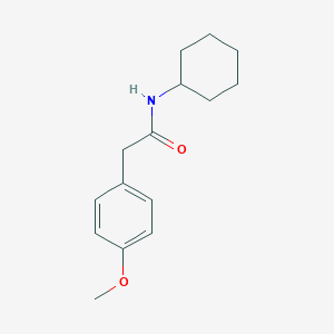 molecular formula C15H21NO2 B404910 N-cyclohexyl-2-(4-methoxyphenyl)acetamide 