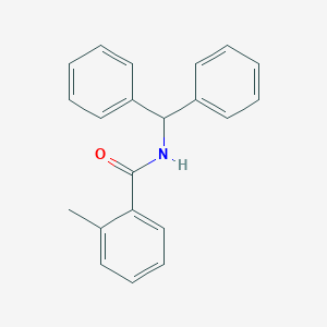 molecular formula C21H19NO B404912 N-benzhydryl-2-methylbenzamide 