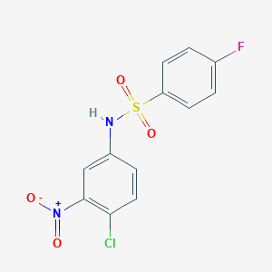 N-(4-chloro-3-nitrophenyl)-4-fluorobenzenesulfonamide