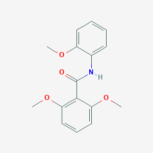 molecular formula C16H17NO4 B404914 2,6-dimethoxy-N-(2-methoxyphenyl)benzamide 