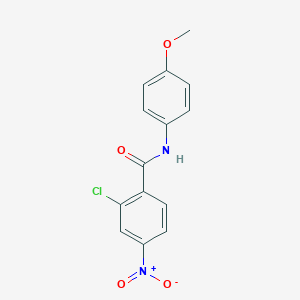 molecular formula C14H11ClN2O4 B404915 2-chloro-N-(4-methoxyphenyl)-4-nitrobenzamide CAS No. 178803-94-6