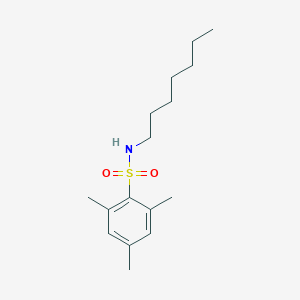 N-heptyl-2,4,6-trimethylbenzenesulfonamide