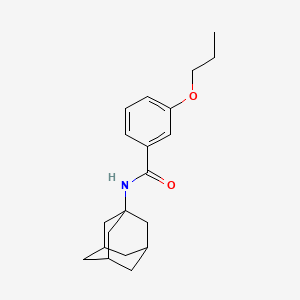 molecular formula C20H27NO2 B4049174 N-1-adamantyl-3-propoxybenzamide 