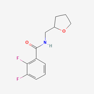 2,3-difluoro-N-(oxolan-2-ylmethyl)benzamide