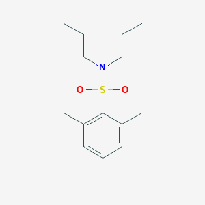molecular formula C15H25NO2S B404918 2,4,6-trimethyl-N,N-dipropylbenzenesulfonamide 