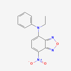 N-ethyl-7-nitro-N-phenyl-2,1,3-benzoxadiazol-4-amine