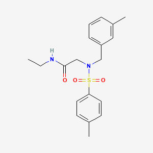 N~1~-ethyl-N~2~-(3-methylbenzyl)-N~2~-[(4-methylphenyl)sulfonyl]glycinamide