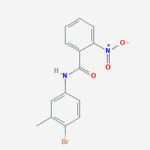 N-(4-bromo-3-methylphenyl)-2-nitrobenzamide