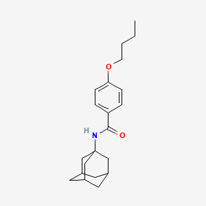 molecular formula C21H29NO2 B4049331 N-1-adamantyl-4-butoxybenzamide 