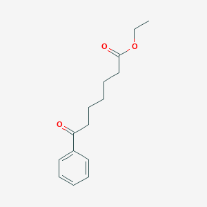 molecular formula C15H20O3 B040494 7-氧代-7-苯基庚酸乙酯 CAS No. 112665-41-5