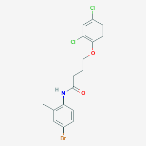 molecular formula C17H16BrCl2NO2 B404942 N-(4-bromo-2-methylphenyl)-4-(2,4-dichlorophenoxy)butanamide 