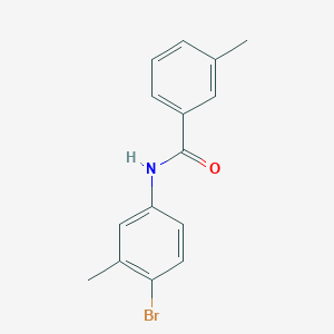 molecular formula C15H14BrNO B404943 N-(4-bromo-3-methylphenyl)-3-methylbenzamide CAS No. 330468-23-0