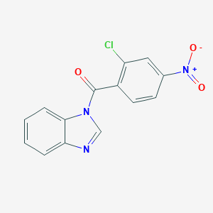 molecular formula C14H8ClN3O3 B404948 1-{2-chloro-4-nitrobenzoyl}-1H-benzimidazole CAS No. 303136-48-3