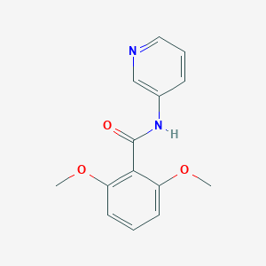 molecular formula C14H14N2O3 B404949 2,6-dimethoxy-N-(3-pyridinyl)benzamide 