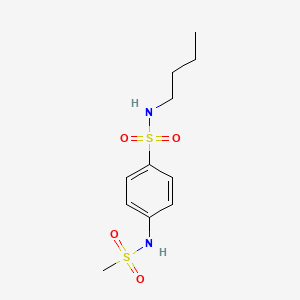 N-BUTYL-4-METHANESULFONAMIDOBENZENE-1-SULFONAMIDE