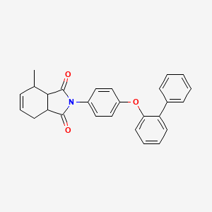 2-[4-(biphenyl-2-yloxy)phenyl]-4-methyl-3a,4,7,7a-tetrahydro-1H-isoindole-1,3(2H)-dione