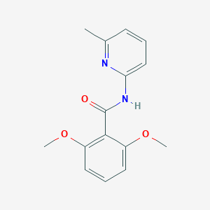 molecular formula C15H16N2O3 B404952 2,6-dimethoxy-N-(6-methyl-2-pyridinyl)benzamide 