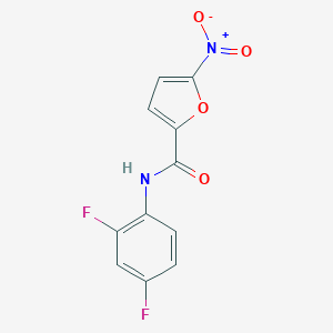 molecular formula C11H6F2N2O4 B404953 N-(2,4-difluorophenyl)-5-nitrofuran-2-carboxamide 