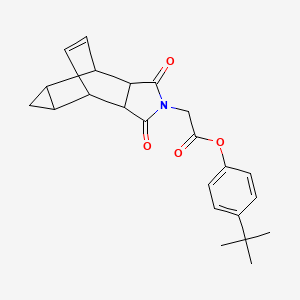 4-tert-butylphenyl (1,3-dioxooctahydro-4,6-ethenocyclopropa[f]isoindol-2(1H)-yl)acetate