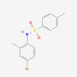 molecular formula C14H14BrNO2S B404956 N-(4-bromo-2-methylphenyl)-4-methylbenzenesulfonamide 