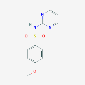 molecular formula C11H11N3O3S B404971 4-methoxy-N-pyrimidin-2-ylbenzenesulfonamide CAS No. 326901-78-4