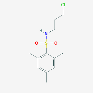 molecular formula C12H18ClNO2S B404973 N-(3-chloropropyl)-2,4,6-trimethylbenzenesulfonamide 