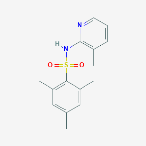 molecular formula C15H18N2O2S B404974 2,4,6-Trimethyl-N-(3-methyl-pyridin-2-yl)-benzenesulfonamide CAS No. 326901-82-0