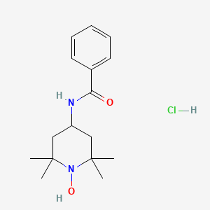 molecular formula C16H25ClN2O2 B4049753 N-(1-hydroxy-2,2,6,6-tetramethyl-4-piperidinyl)benzamide hydrochloride 