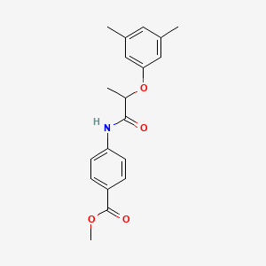 methyl 4-{[2-(3,5-dimethylphenoxy)propanoyl]amino}benzoate