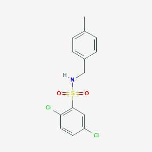 molecular formula C14H13Cl2NO2S B404982 2,5-dichloro-N-(4-methylbenzyl)benzenesulfonamide CAS No. 330468-70-7